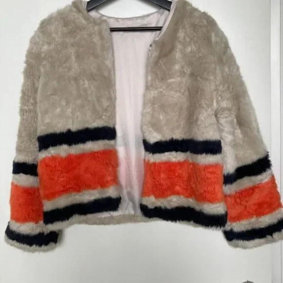 Fuzzy cropped jacket - Picture 11 of 11